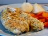 Dijon & Parmesan Crusted Halibut. Recipe by Gidget265