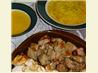 beef fondue with dipping sauces. Recipe by chia