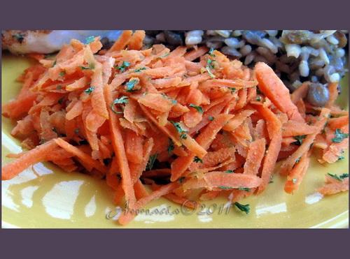 Moroccan Carrot Salad. Photo by Annacia