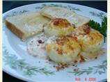 Baked Stuffed Eggs. Photo by lets.eat