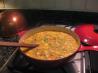 Vegetable and Fruit Curry over Basmati Rice. Recipe by La Dilettante
