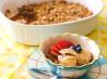 Rhubarb and Strawberry Crisp (Gluten-Free, Vegan). Photo by InnerHarmonyNutrition