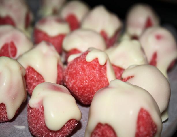 Strawberries and Cream Truffles. Photo by **Jubes**