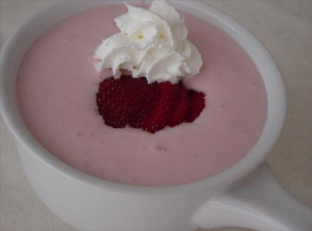 Chilled Strawberry Soup. Photo by Brenda.