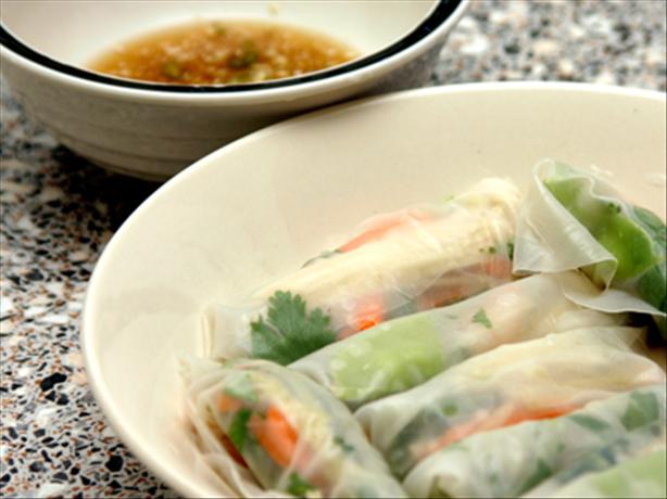 Vietnamese-style Rice Paper Rolls. Photo by Jennemede