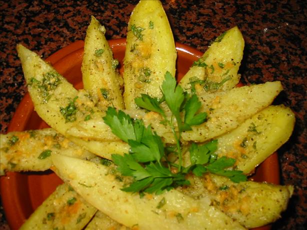 Potato Skins With Parmesan. Photo by canarygirl