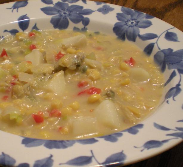 Creamy Clam Corn Chowder. Photo by Mama's Kitchen (Hope)