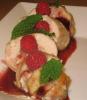 Boursin Stuffed Chicken Breasts With Raspberry Sauce