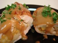 Chicken Breasts Stuffed With Apples & Cheddar. Photo by Kitty Kat Cook