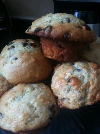 Low Fat Banana Chocolate Chip Muffins. Photo by breezemom