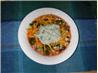 Mexican Chicken Soup With Cilantro-Chile Cream