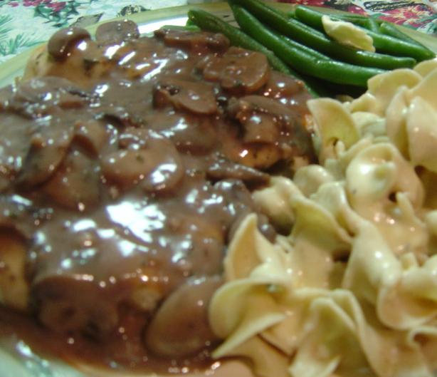Copycat Recipe for Carrabba's Chicken Marsala. Photo by Linda's Busy Kitchen