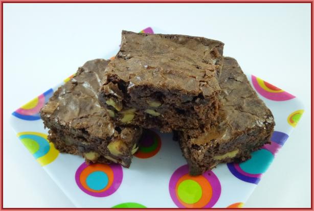 Ghirardelli's Award Winning Double Chocolate Brownies. Photo by Yingthai-AZ