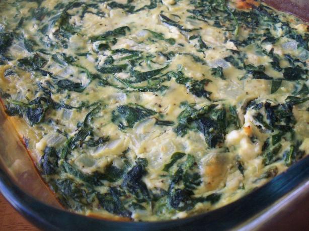Spinach Ricotta Pie with a Hint of Feta. Photo by *Parsley*