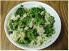 Broccoli and Cauliflower with Pine Nuts and Raisins