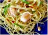 Angel Hair with Shrimp, Basil, and Toasted Pine Nuts
