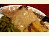 Pork Chops In Onion 'N Garlic Gravy