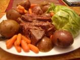 corned beef and cabbage. Photo by chia