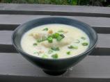 Pot Sticker Chicken Egg Drop Soup
