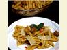 Penne With Sausage in Pumpkin Sauce.
