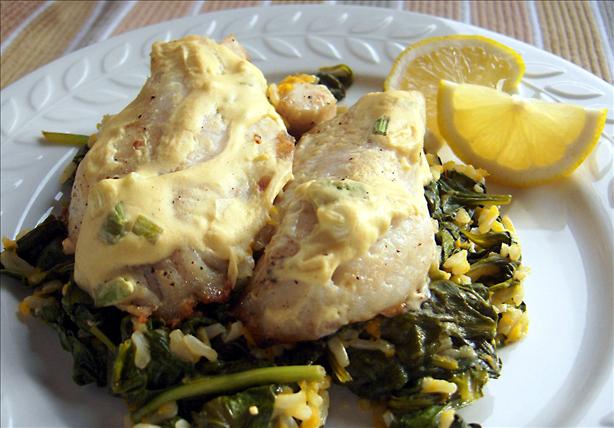 Red Snapper with Mustard Sauce. Photo by Derf