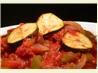 Linda's Zesty Stewed Tomatoes With Zucchini, Onions and Peppers. Recipe by Linda's Busy Kitchen