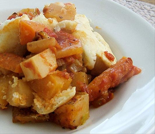 Root Vegetable Cobbler. Photo by Kathy228