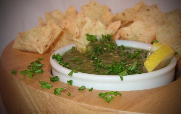 Green Tomatillo Salsa. Photo by SusieQusie