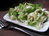 Red Cabbage and Romaine Coleslaw with Blue Cheese Dressing. Recipe by Geema
