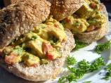 Chicken Salad in a Whole Wheat Bread Bowl