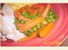 Buttered Baby Carrots and Sweet Peas