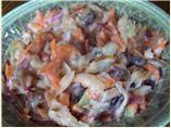 Shredded Vegetable and Fruit Salad