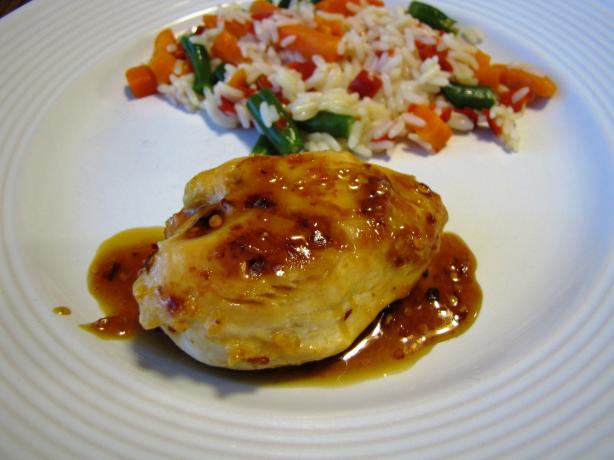 Chicken Breasts with Spicy Honey Orange Glaze. Photo by loof