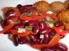 Bell Pepper, Kidney Beans, and Mushrooms