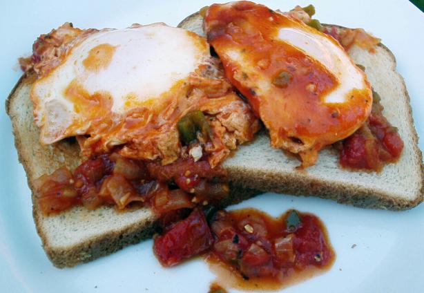 Mexican Huevos Rancheros. Photo by Kim127