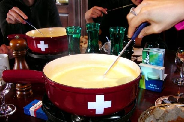 Authentic Original Traditional Swiss Fondue (Old World Recipe). Photo by Chef #2586488