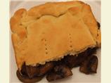 Kangaroo and Beer Pie with Damper Pastry