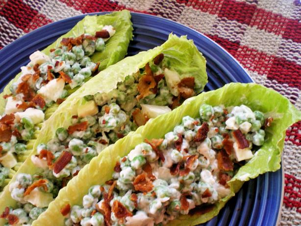 Creamy Pea Salad. Photo by Julie B's Hive