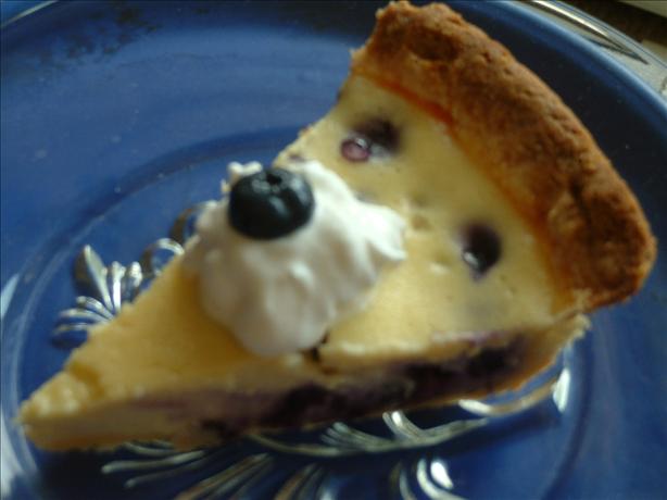 Blueberry Goat Cheese Tart. Photo by Aunt Cookie