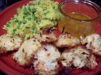 Healthy Coconut Shrimp. Photo by HeatherFeather