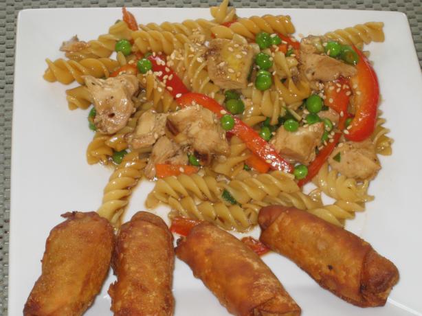 Chilled Oriental Chicken Pasta Salad. Photo by FrenchBunny