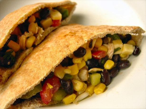 Black Bean Taco Salad With Lime Vinaigrette. Photo by WizzyTheStick