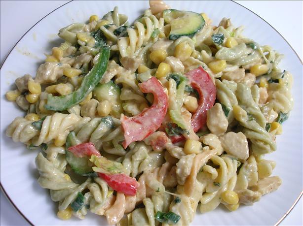 Mexican Chicken Pasta Salad. Photo by - Carla -