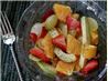 Leftover fruits breakfeast salad