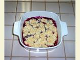Blueberry and Peach Cobbler