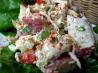 Potato Chicken Salad with a Basil Parsley Mayonnaise