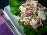 Potato Chicken Salad with a Basil Parsley Mayonnaise