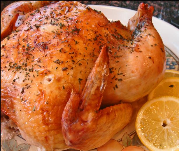 Roasted Lemon Chicken. Photo by Bev