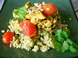 Coconut Curried Tofu with Green Jasmine Rice. Photo by Prose