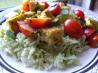 Coconut Curried Tofu with Green Jasmine Rice